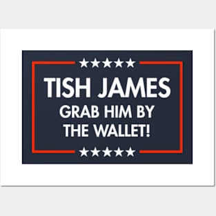 Tish James - Grab Him By THe Wallet (blue) Posters and Art